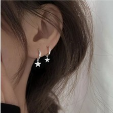 Takıconcept 2'li Kıkırdak Halka Yıldız Küpe