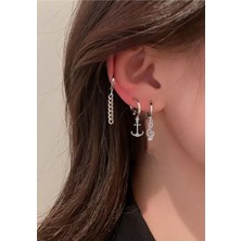 Takıconcept 3'lü Kıkırdak Halka Set Küpe