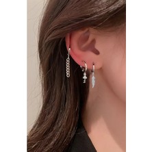 Takıconcept 3'lü Kıkırdak Halka Set Küpe
