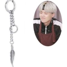 Takıconcept Deliksiz Sıkıştırmalı Yoongi Yaprak Küpe