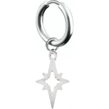 Takıconcept Kuzey Yıldızı Sallantılı İnce Halka Küpe