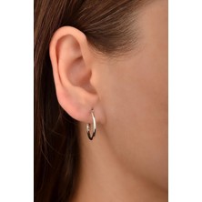 Takıconcept 2 cm Gümüş Halka Küpe