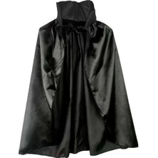 Exporanto Siyah Renk Yakalı Halloween Pelerini 90  cm