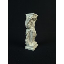 Ash Robotik Atlas Mitolojik Heykel,15 Cm,dekoratif,ev Dekorasyon ,biblo