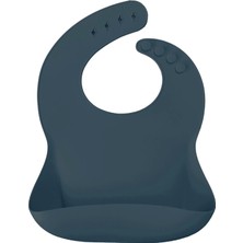 Oioi Basics Silikon Mama Önlüğü Deep Blue