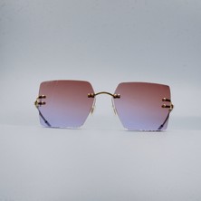 Freddie Mercury Kahve-Mor Degrade Güneş Gözlüğü 75241 Kadın