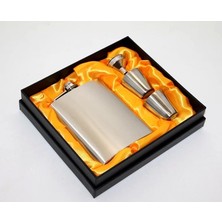 Exporanto Paslanmaz Çelik 2 Shot Bardaklı Matara Seti ALK2659