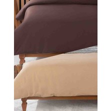 English Home Plain Çift Taraflı  Pamuk King Size Nevresim
