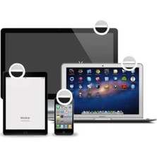 Youtuber LED Selfie LED Işıklı Telefon Tutucu Makyaj Işığı Ring Light USB Girişli