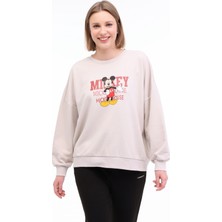 Lumberjack Wl May 16GFL546 3pr Bej Kadın Sweatshirt