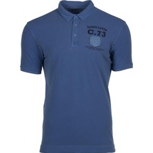 Ar-ma Erkek Polo Yaka Tişört Yazi Baskili Regular Fit Çift Toplama Penye Pike Y9TYO7338