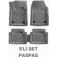 
alfa Romeo 159 Uyumlu Kesilebilir Universal Havuzlu Paspas (Gri)