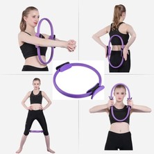 Gus Company Dura-Strong 38 cm Pilates Egzersiz Çemberi Deluxe Tutamaçlı Göğüs Çemberi (Sihirli Yoga Halkası)