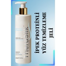 Therasilk Ipek Protein Hyaluronik Asit Niasinamid Tranexamic Asit Içeren Yüz Yıkama Jeli 200 ml