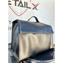 DetailX 15 Parça Premium Deri Çantalı Lüks Plastik Yenileyicili Oto Bakım Oto Yıkama Seti