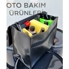 DetailX 15 Parça Premium Deri Çantalı Lüks Plastik Yenileyicili Oto Bakım Oto Yıkama Seti