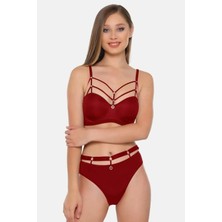 Le Jardin 5045 Içi Boş Telli Desteksiz Belenli Toparlayıcı Sabit Askılı Iç Çamaşır Takımı