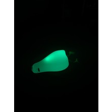 LED Işıklı Silikon Ördek Yumuşak Dokulu USB Şarjlı Renk Değiştiren Başucu Gece Lambası