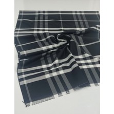 Burberry Ekose Şal Siyah Beyaz