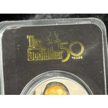 Darphane Niue 2 Dolar 2022 – The Godfather™ (Baba Filmi) 50. Yıl Özel Gümüş Para Renkli Tasarım – Blister Ambalaj – 1 Oz (%99.9 Saf Gümüş) Hatıra Para