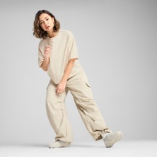 Puma Wardrobe Essentials Kadın Bol Heavy Tişört