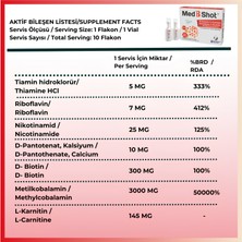 Fatah Med Pharma Med B Shot Kompleks B12 Metilkobalamin L-Karnitin