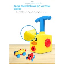 Çocuklar Aerodinamik Bulmaca Basın Balon Araba Araba Oyuncak (Yurt Dışından)