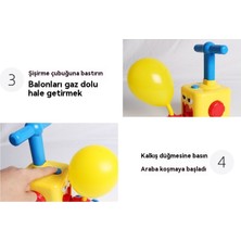 Çocuklar Aerodinamik Bulmaca Basın Balon Araba Araba Oyuncak (Yurt Dışından)