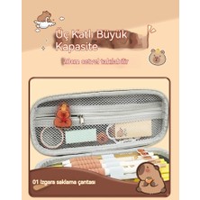 Sevimli Yaratıcı Kire Dayanıklı Büyük Kapasiteli Kapipala 3D Stereo Kırtasiye Kutusu (Yurt Dışından)