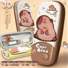 Sevimli Yaratıcı Kire Dayanıklı Büyük Kapasiteli Kapipala 3D Stereo Kırtasiye Kutusu (Yurt Dışından)