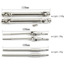 Parallax 1/10 Fms Mashigan Atlas Için Metal Ön ve Arka Tahrik Mili (Yurt Dışından)