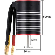 Parallax 3650 Fırçasız Motor 3600KV 1/8 1/10 Rc Araba Drift OFF-ROAD,3600KV (Yurt Dışından)