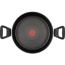 Tefal Titanium 3x Force 24 cm Kapaklı Kısa Tencere
