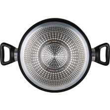 Tefal Titanium 3x Force 24 cm Kapaklı Kısa Tencere