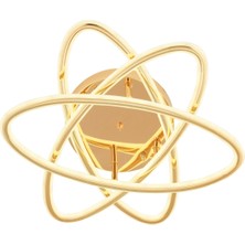 Star Gold 3lü Kumandalı ve Dimerli (Beyaz, Sarı, Gün Işığı) Ledli Salon Mutfak Oda Oturma Odası Hol Ledli  Plafonyer  Avize SB-LD-501