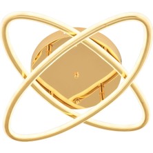 Star Gold 2li Kumandalı ve Dimerli (Beyaz, Sarı, Gün Işığı) Ledli Salon Mutfak Oda Oturma Odası Hol Ledli  Plafonyer  Avize SB-LD-503