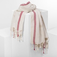 Petek Peştemal Koyu Gri - Bordo