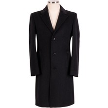 BLU % 100 Kaşmir Slim-Fit Palto
