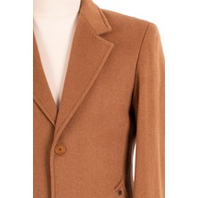 BLU % 100 Kaşmir Slim-Fit Palto