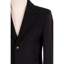 BLU % 100 Kaşmir Slim-Fit Palto