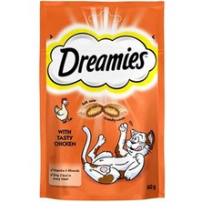 Dreamies Içi Dolgulu Tavuklu Kıtır Kedi Ödül Maması 60 gr