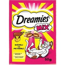Dreamies Biftek ve Peynirli Mix Kedi Ödül Maması 60 gr