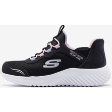 Skechers Skechers Slip-Ins: Bounder - Simple Cute Büyük Kız Çocuk Siyah Spor Ayakkabı 303585L Blk