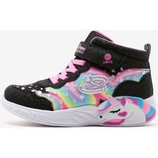 Skechers Unicorn Dreams - Magical Dreame Büyük Kız Çocuk Siyah Işıklı Bot 302332L Bkmt
