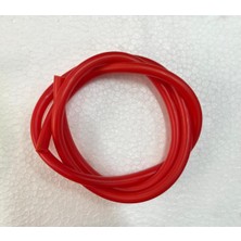 Teksoy Motosiklet Benzin Hortumu Kırmızı Renk Modifiye 1 Metre