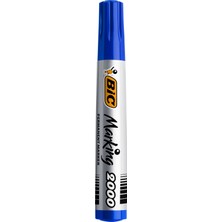Bic Marker Mavi 2000 Yuvarlak Uçlu Permanent Markör 12'li Kutu