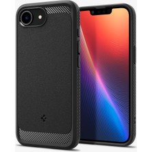 Spigen iPhone 16e Kılıf Rugged Armor MagFit MagSafe özellikli Matte Black - ACS09152