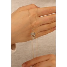 ÇGK KUYUMCULUK Baykuş Altın Kolye  CGKKLY236