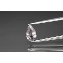 Aries 1.11 Ct 8.3x5 mm Pear Pinkish Green Sapphire Madagascar, Heated