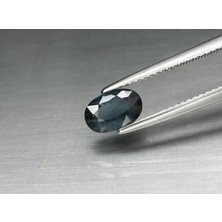 Aries 1.14 Ct 7.6x5 mm Oval Green-Blue Sapphire Australia, Heated